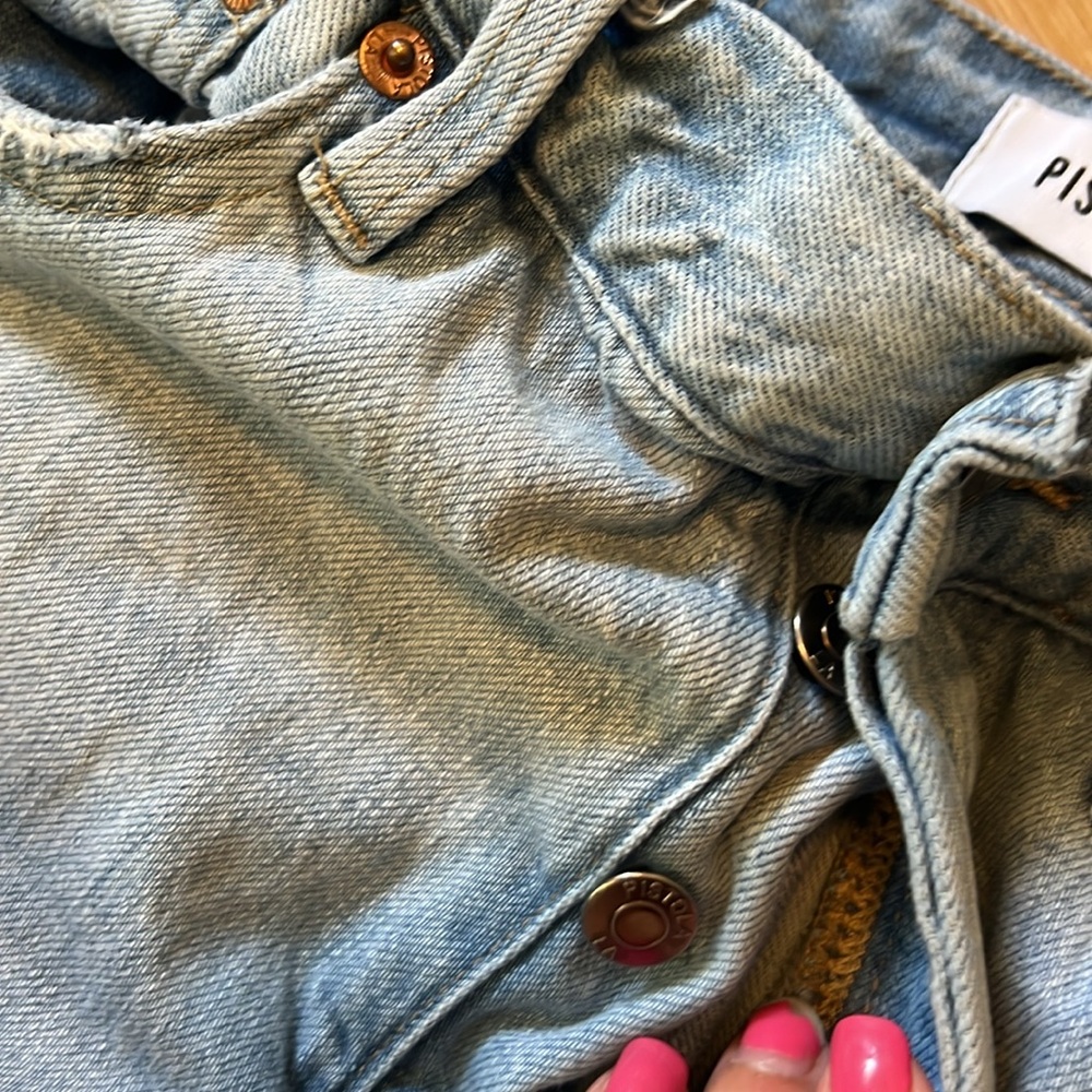 Pistola  Distressed Jeans Size 28 - Picture 8 of 12